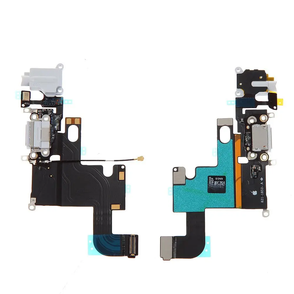 Nappe / Connecteur de Charge pour iPhone 6 Blanc Reconditionné (PIEC)