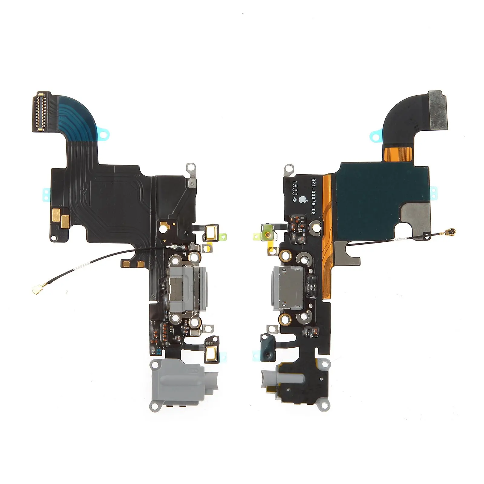 Nappe / Connecteur de Charge pour iPhone 6S Noir Reconditionné (PIEC)