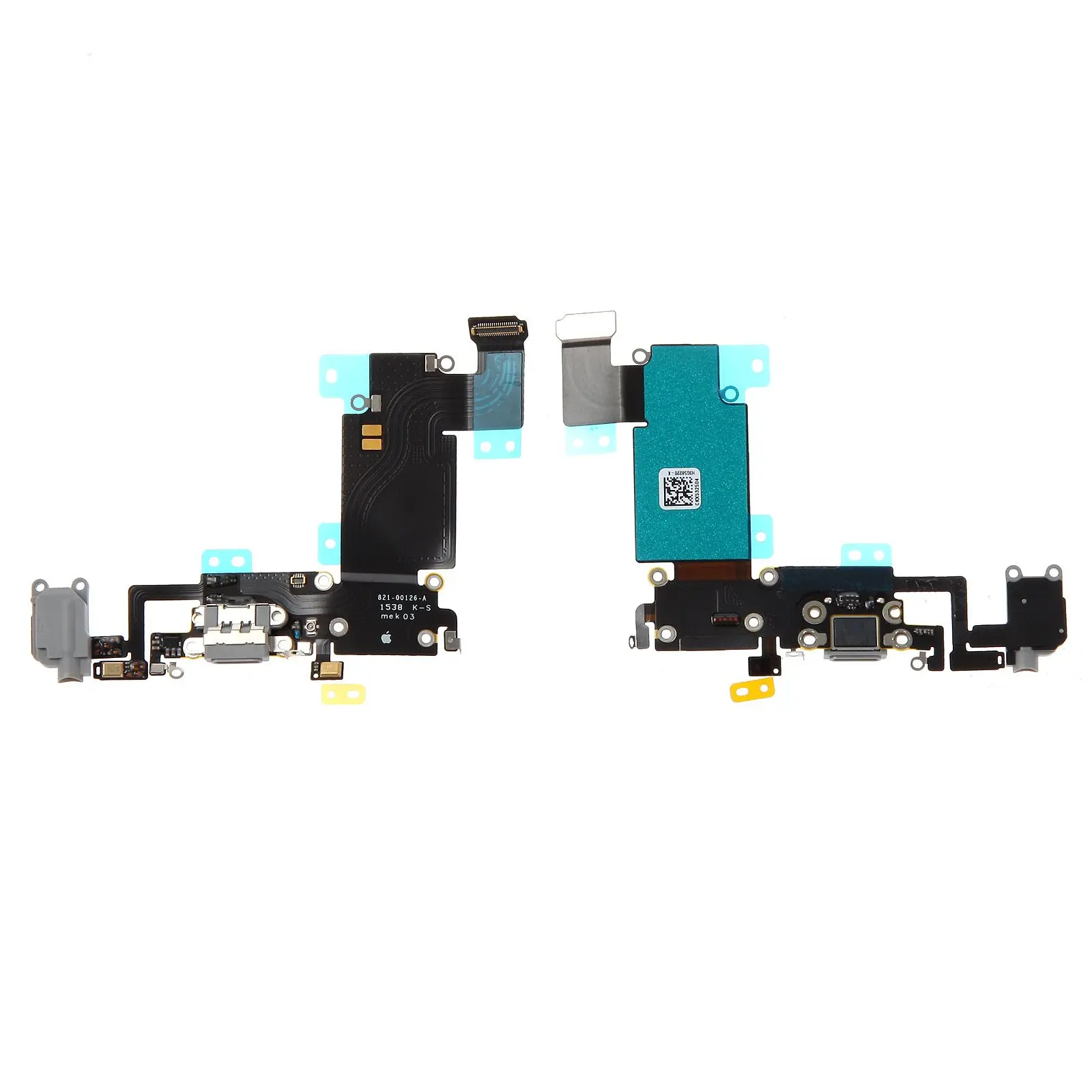 Nappe / Connecteur de Charge pour iPhone 6S Plus Noir Reconditionné (PIEC)