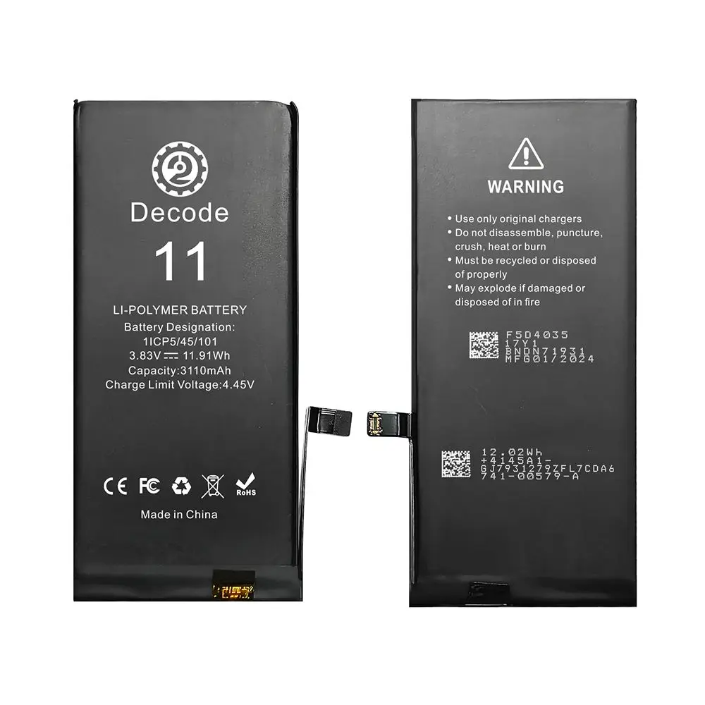 Batterie iPhone 11 Ti-Origine Decode sans message