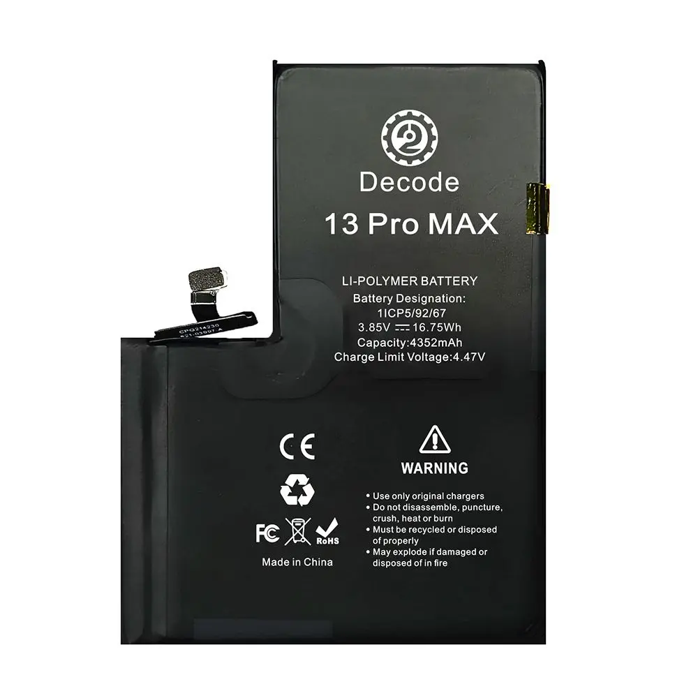 Batterie iPhone 13 Pro Max Ti-Origine Decode sans message