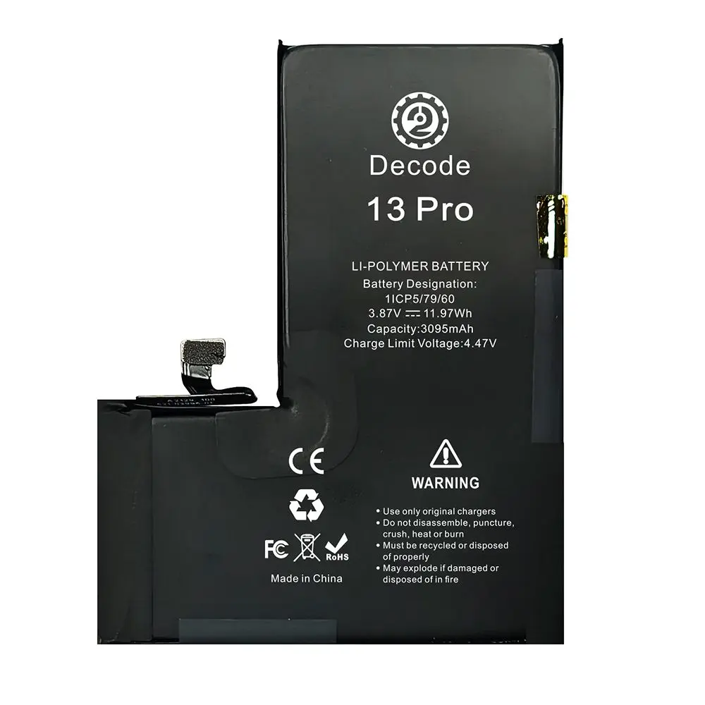 Batterie iPhone 13 Pro Ti-Origine Decode sans message