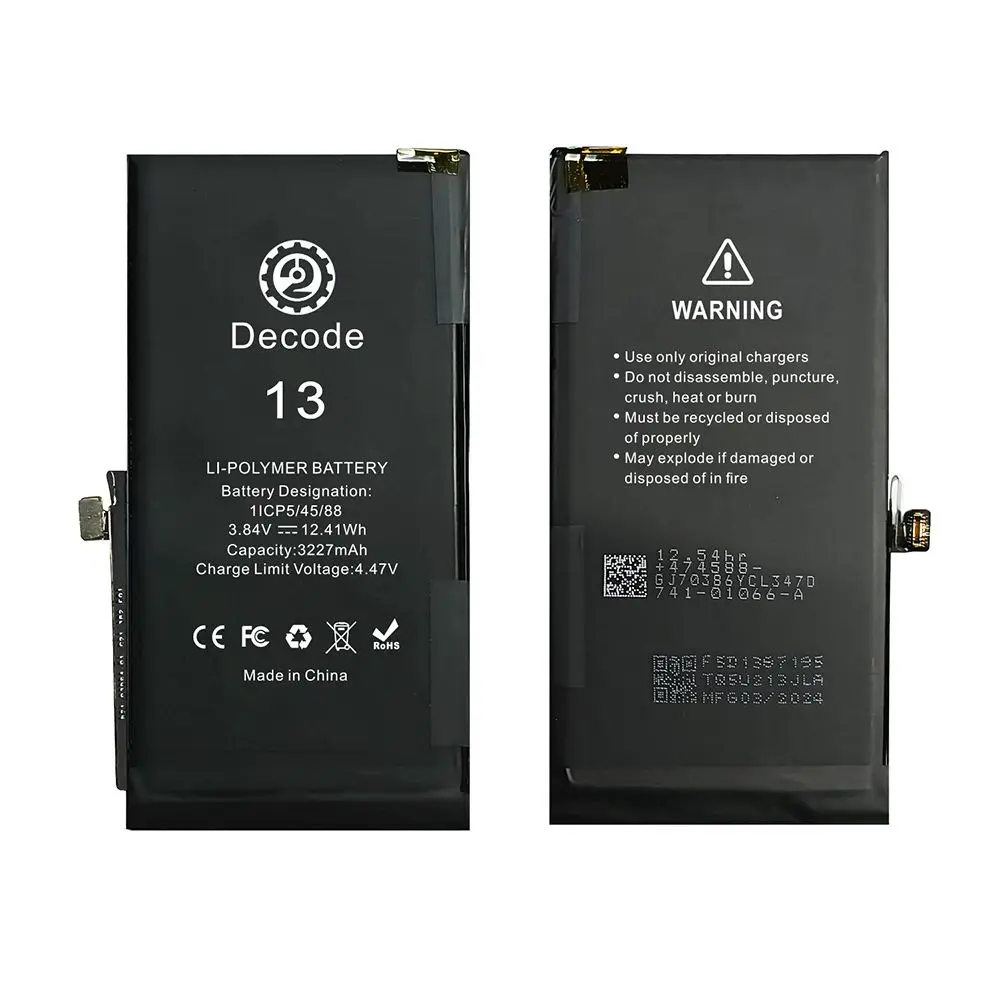 Batterie iPhone 13 Ti-Origine Decode sans message