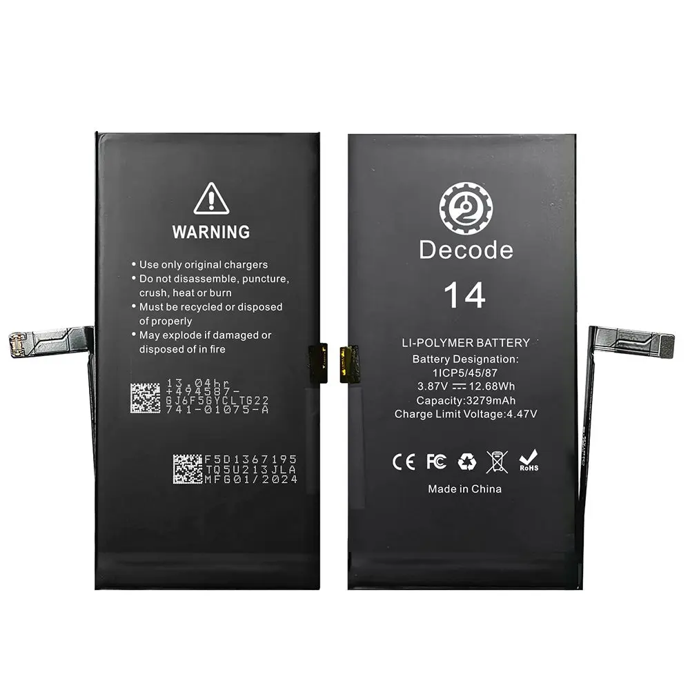 Batterie iPhone 14 Ti-Origine Decode sans message