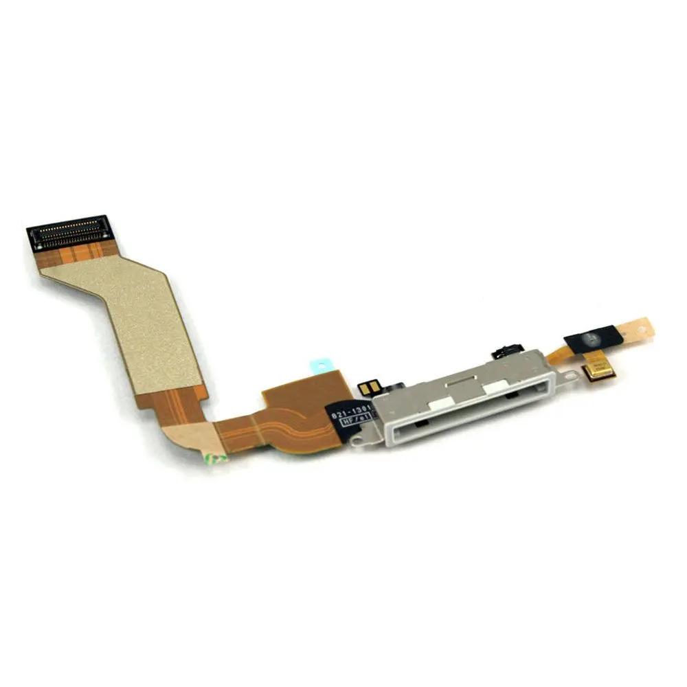 Nappe / Connecteur Charge pour iPhone 4S Blanc Reconditionné (PIEC)