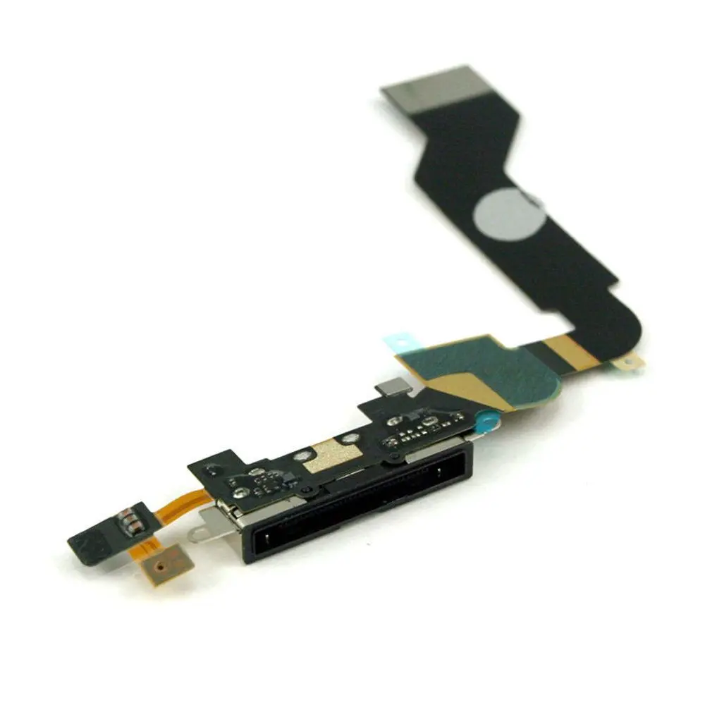 Nappe / Connecteur Charge pour iPhone 4S Noir Reconditionné (PIEC)