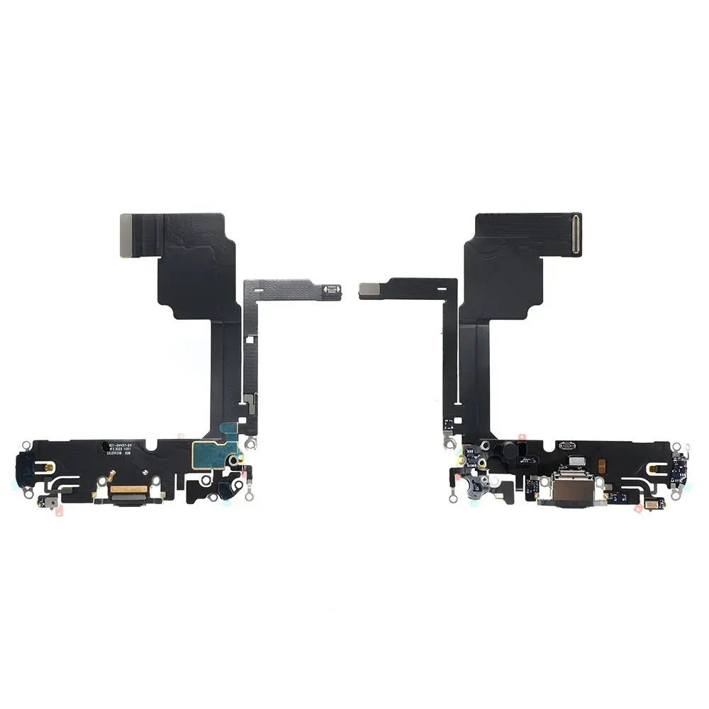 Nappe / Connecteur de Charge pour iPhone 15 Pro Noir Reconditionné (PIEC)