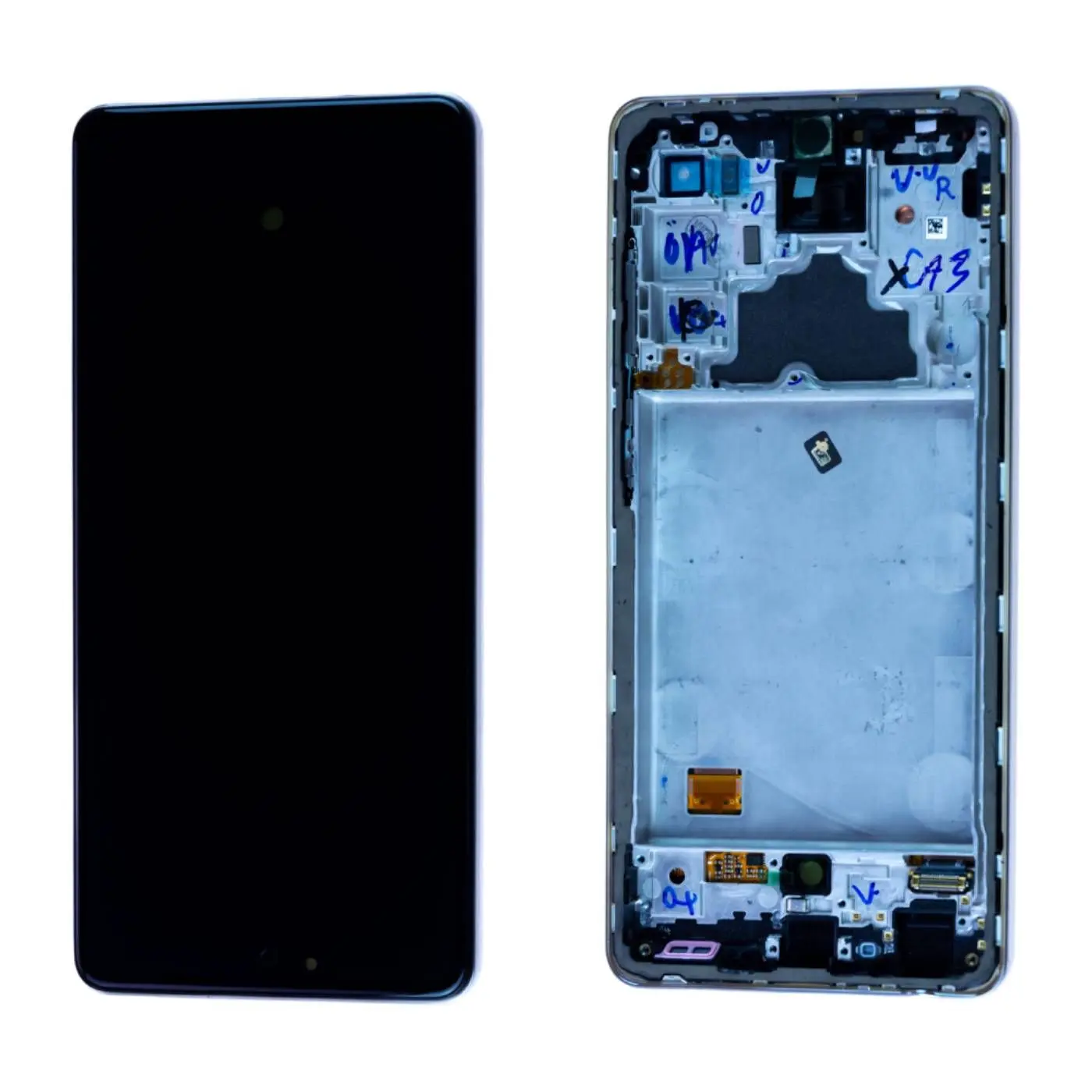 Écran Samsung Galaxy A72 4G (A725F) / A72 5G (A726B) Blanc + Châssis Origine