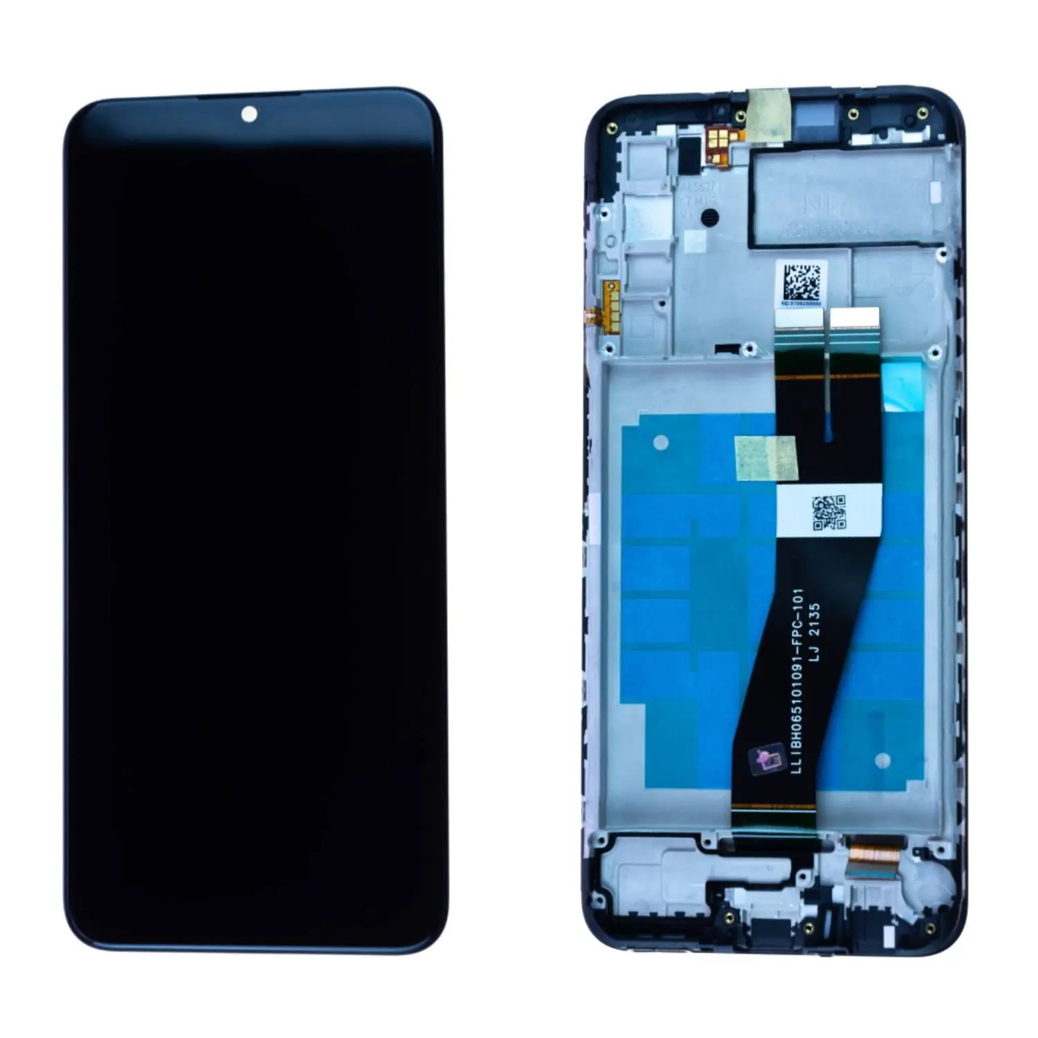 Écran Samsung Galaxy A03s (A037G) Noir + Châssis Origine