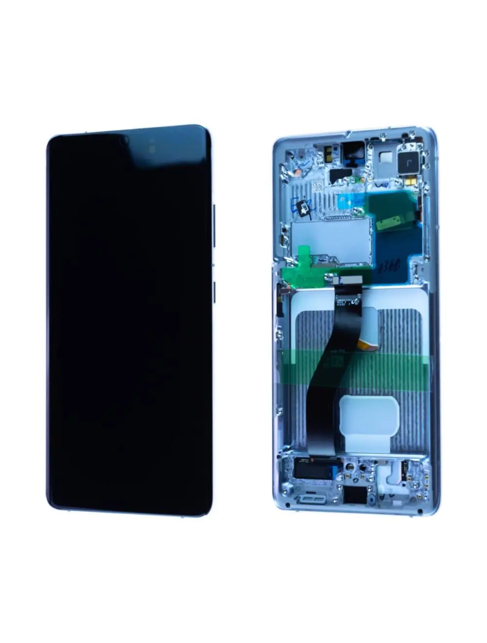 Écran Samsung Galaxy S21 Ultra 5G (G998B) GH82-26035B Argent + Châssis Origine