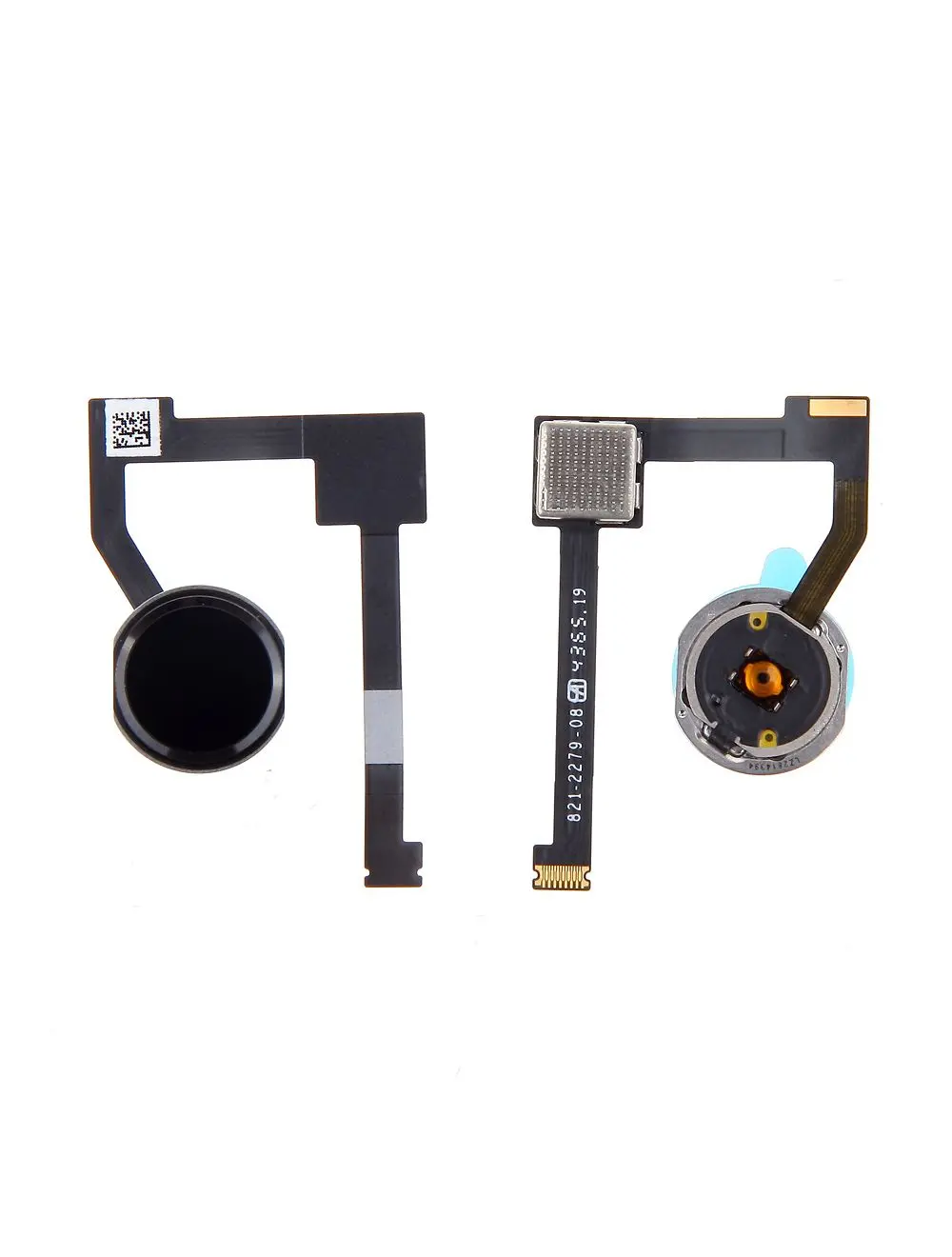 Nappe / Bouton HOME iPad Air 2 / Mini 4 Noir