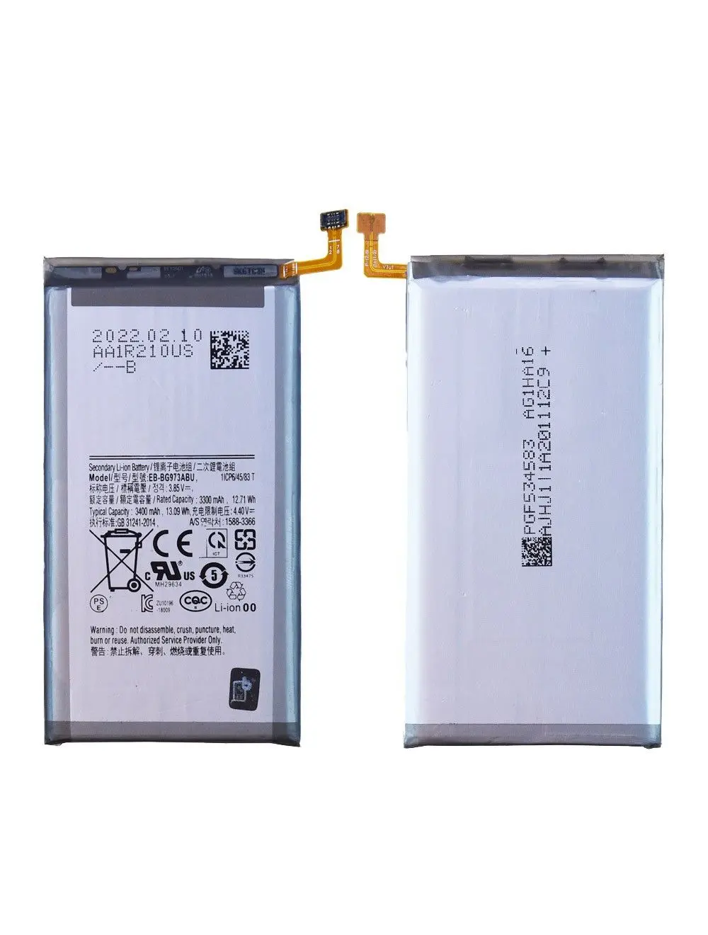 Batterie Samsung Galaxy S10 (G973F) EB-BG973ABU