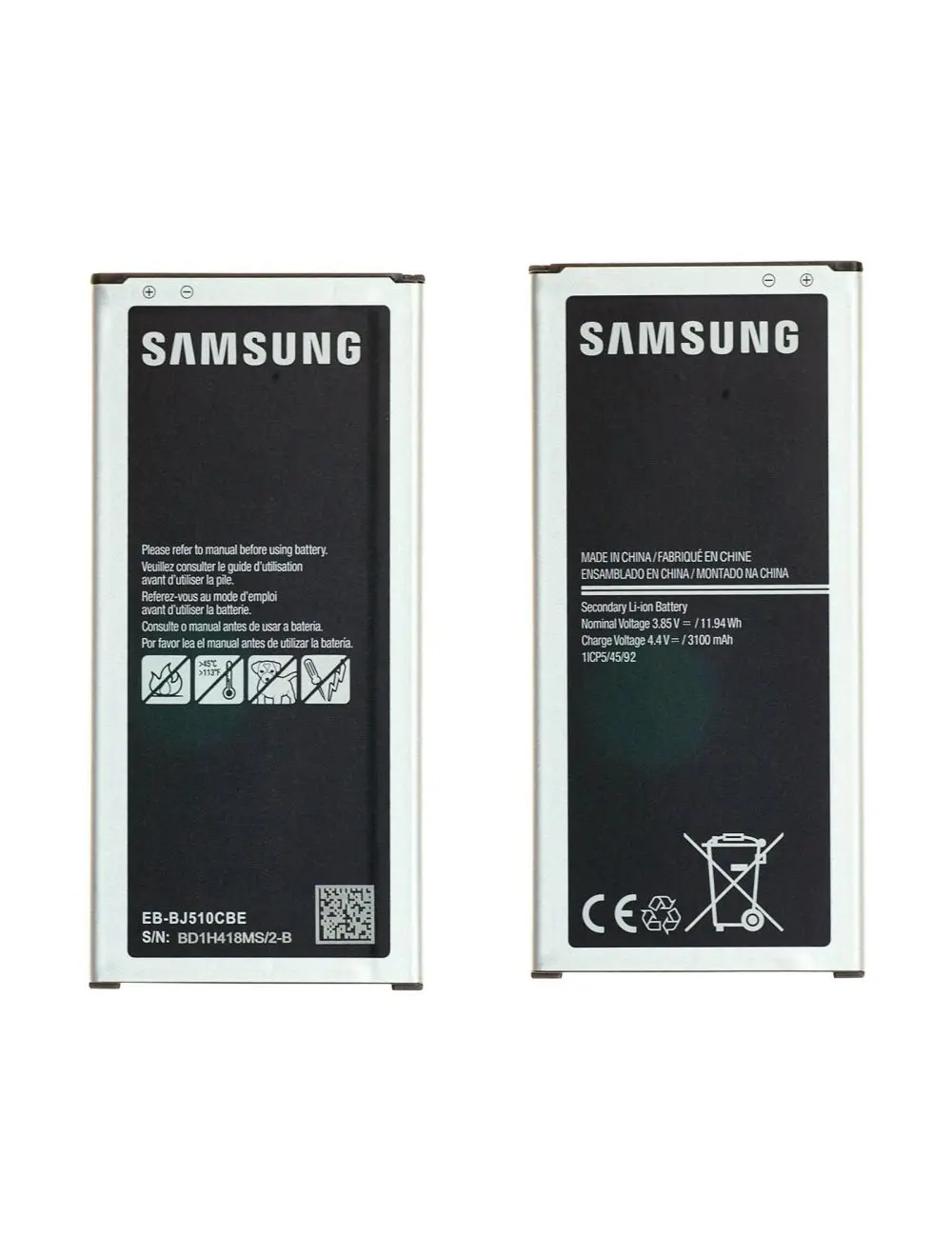 Batterie Samsung Galaxy J5 2016 (J510F) Origine EB-BJ510CBE