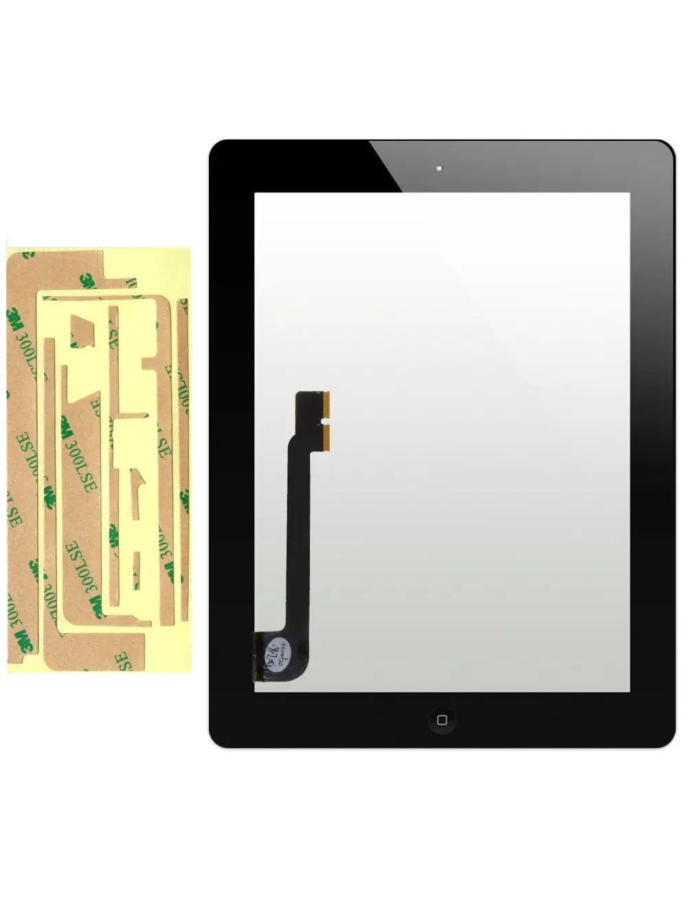 Vitre tactile iPad 3 / iPad 4 Noir