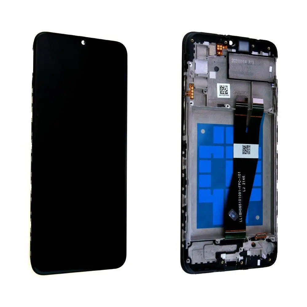 Écran Samsung Galaxy A02S 2021 (A025G) Noir + Châssis Origine