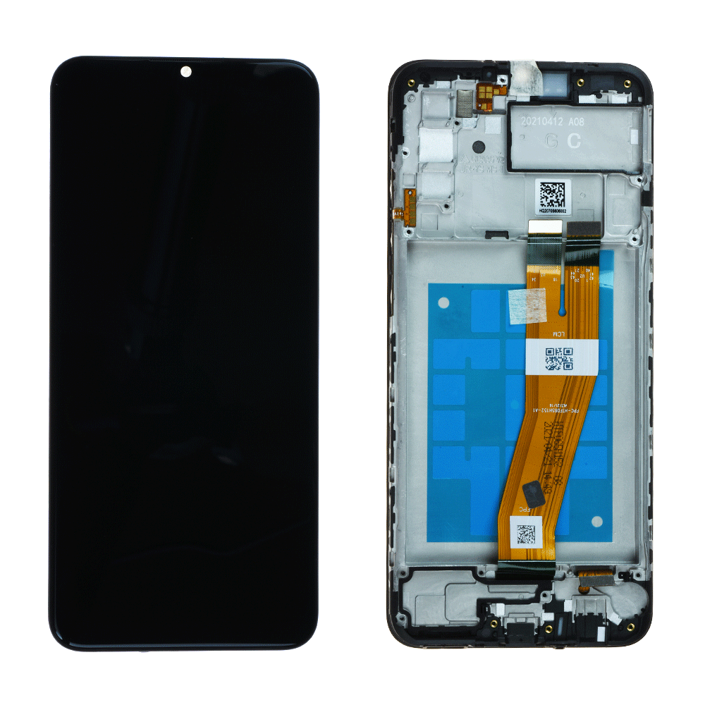 Écran Samsung Galaxy A02s (A025F) Noir + Châssis Origine