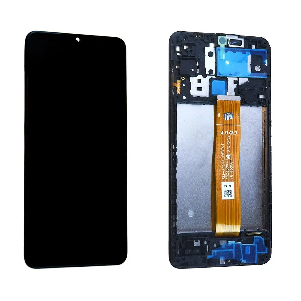 Écran Samsung Galaxy A12 (A127F) Noir + Châssis Reconditionné (PIEC)