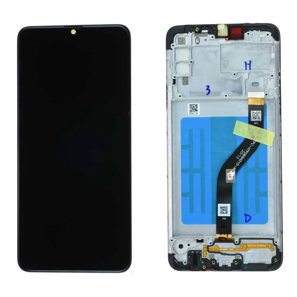 Écran Samsung Galaxy A20S (A207F) Noir + Châssis Origine