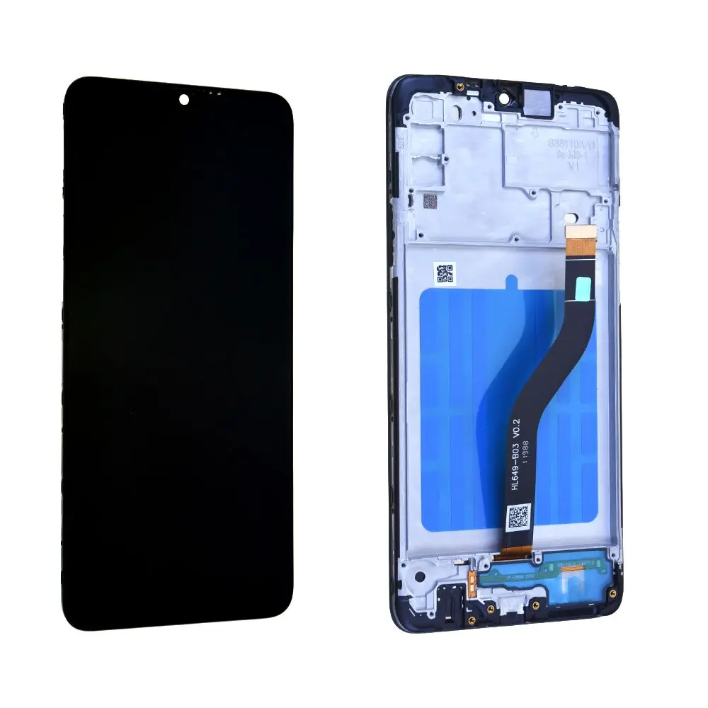 Écran Samsung Galaxy A20S (A207F) Noir + Châssis Reconditionné (PIEC)