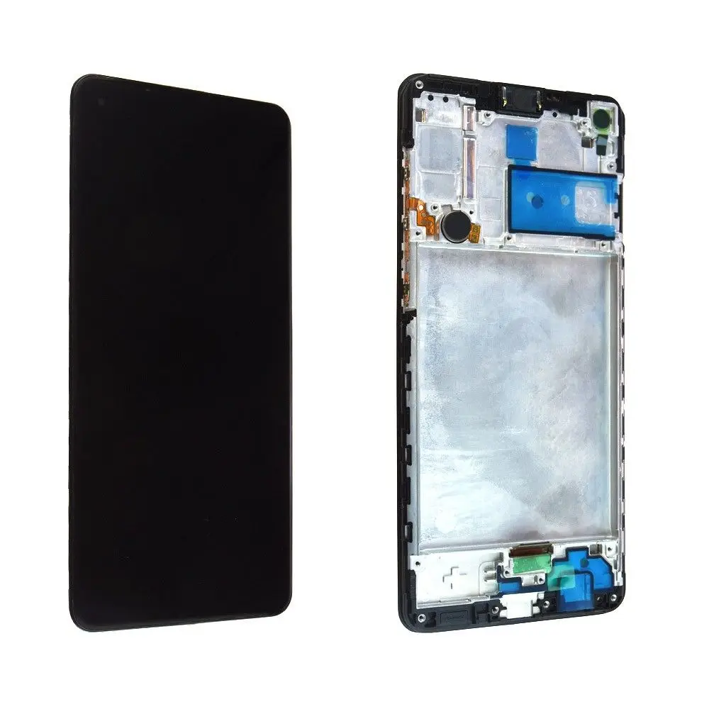Écran Samsung Galaxy A21s 2020 (A217F) Noir + Châssis Reconditionné (PIEC)