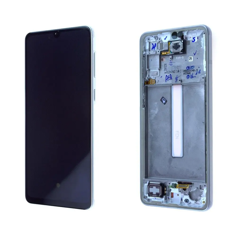 Écran Samsung Galaxy A33 5G (A336B) Blanc + Châssis Origine