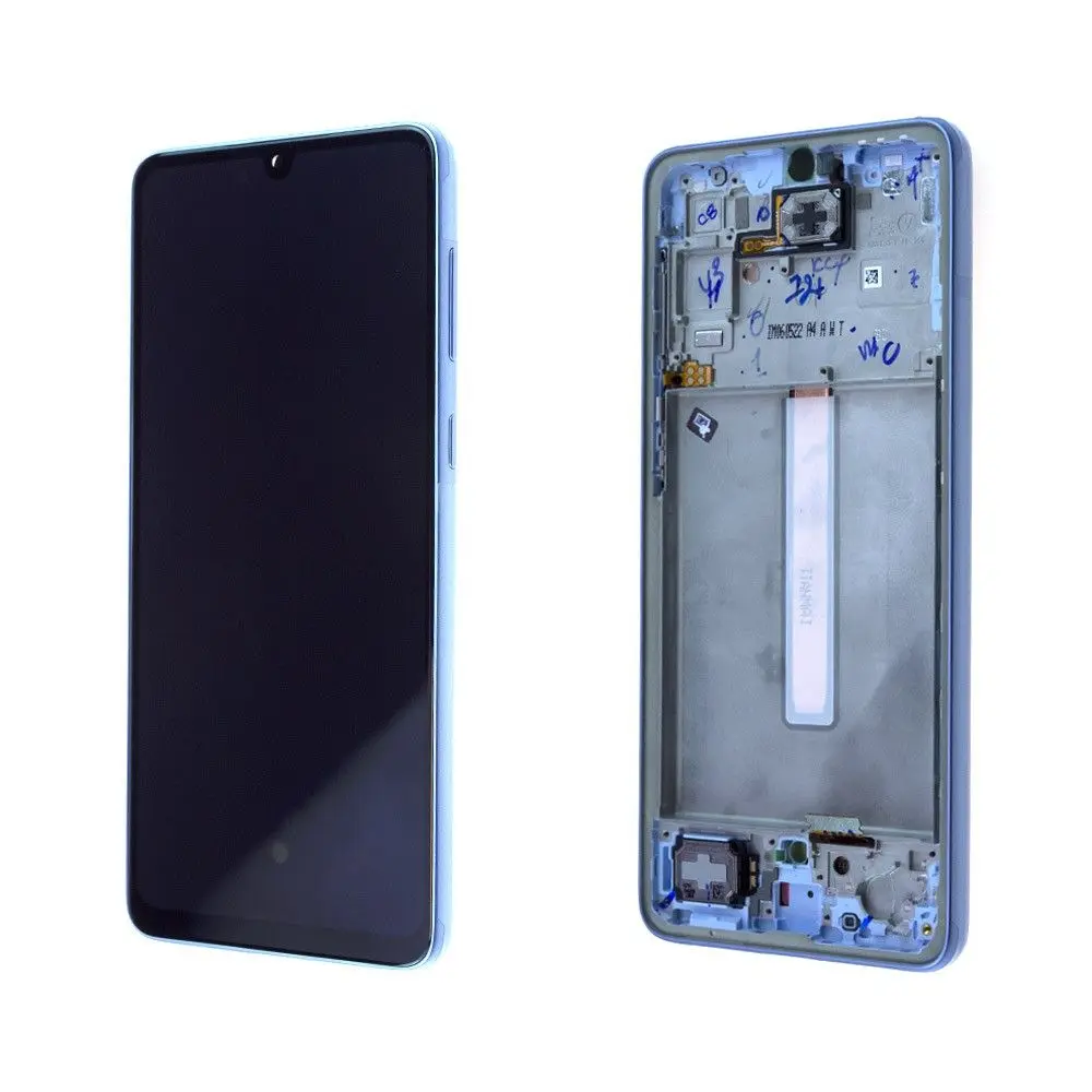 Écran Samsung Galaxy A33 5G (A336B) Bleu + Châssis Origine