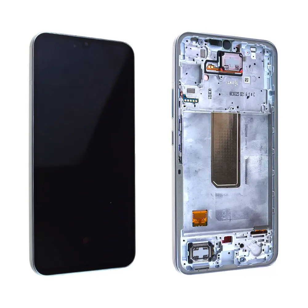Écran Samsung Galaxy A34 5G (A346B) Argent + Châssis Origine