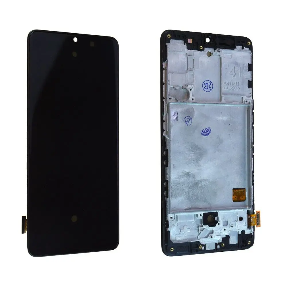 Écran Samsung Galaxy A41 (A415F) Noir + Châssis Reconditionné (PIEC)