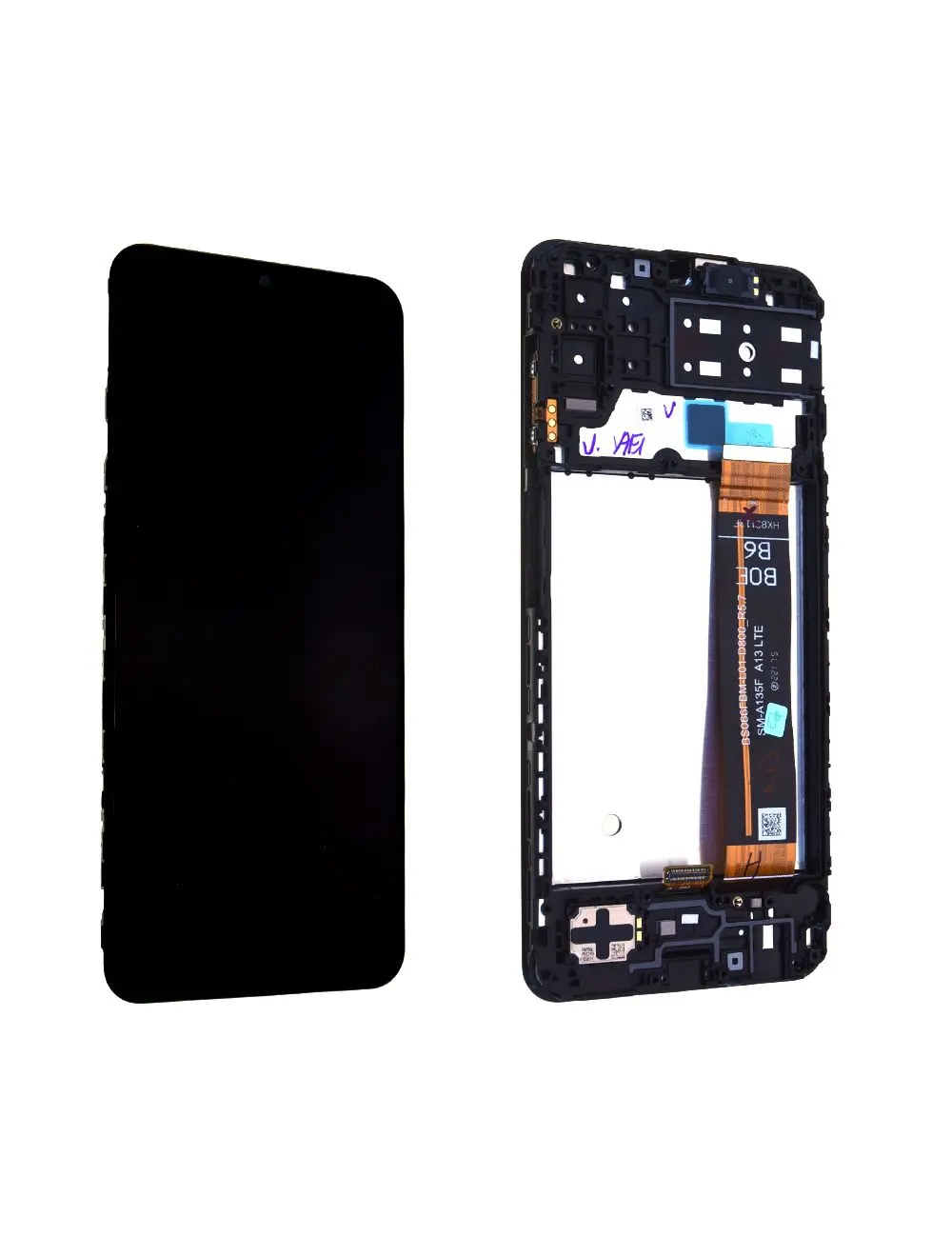 Écran Samsung Galaxy M13 4G (M135F) Noir + Châssis Origine