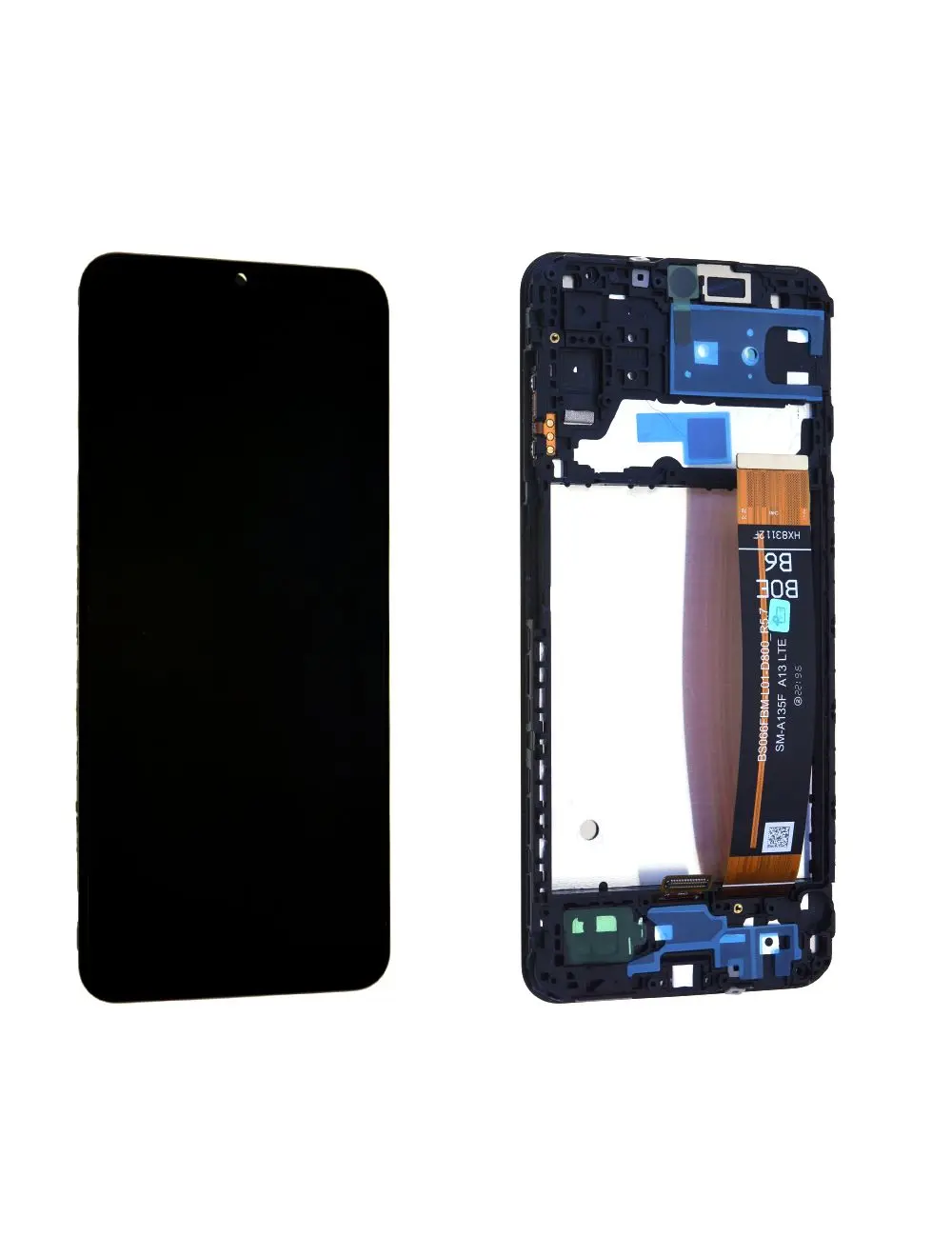 Écran Samsung Galaxy M13 4G (M135F) Noir + Châssis Reconditionné (PIEC)