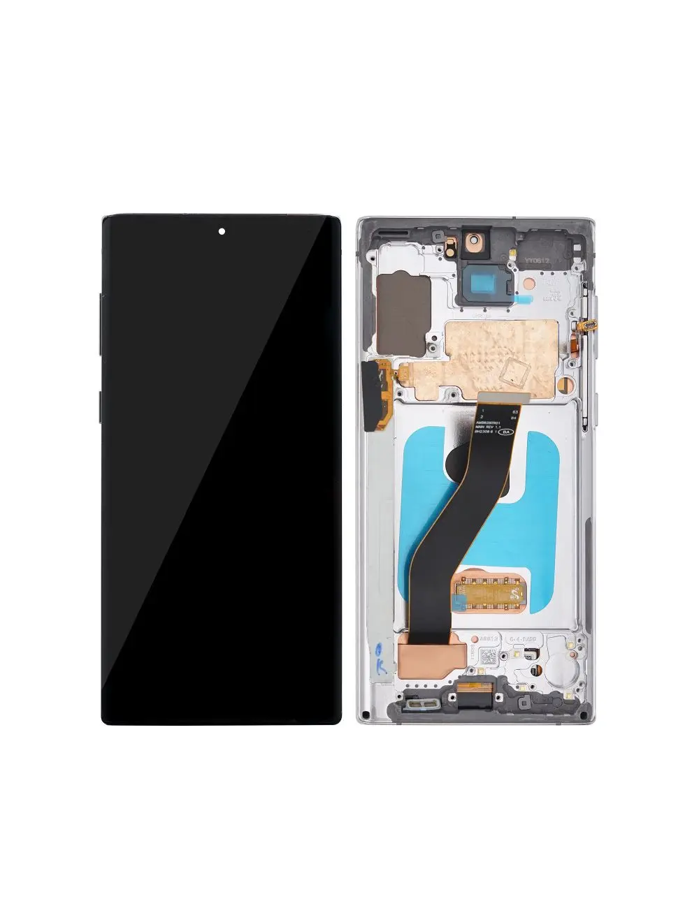 Écran Samsung Galaxy Note 10 Lite (N770F) (Soft OLED) Optimum Noir + Châssis