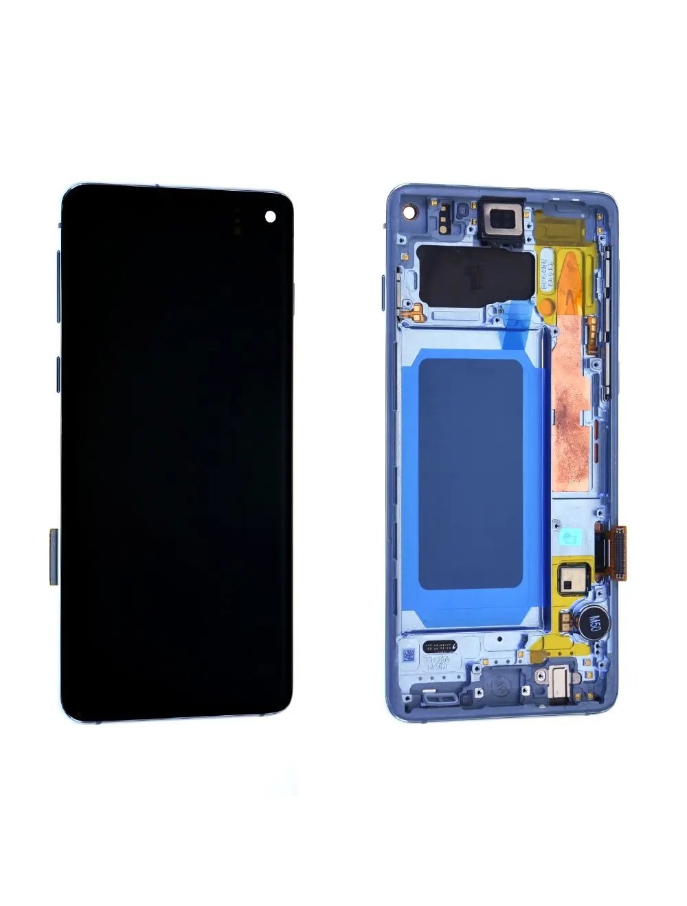 Écran Samsung Galaxy S10 (G973F) Bleu + Châssis Reconditionné (PIEC)