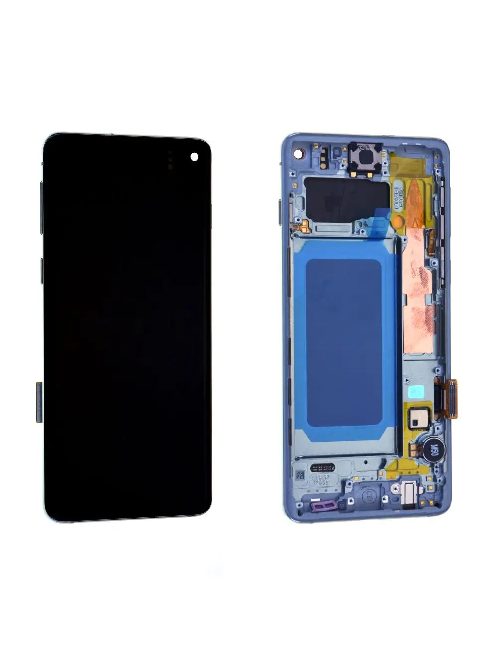 Écran Samsung Galaxy S10 (G973F) Vert Prisme + Châssis Reconditionné (PIEC)