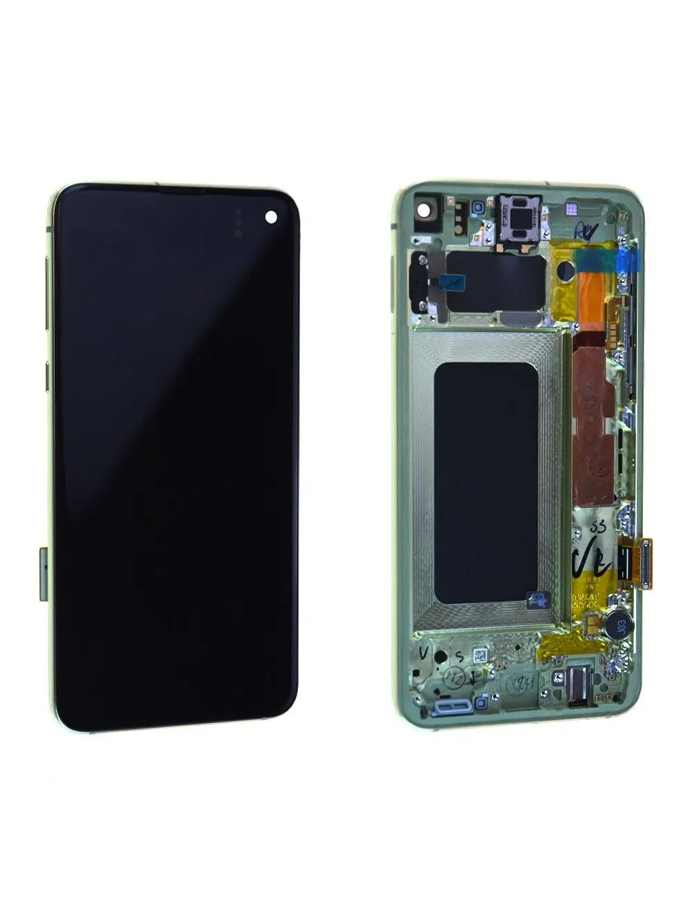 Écran Samsung Galaxy S10e (G970F) Jaune Prisme + Châssis Origine