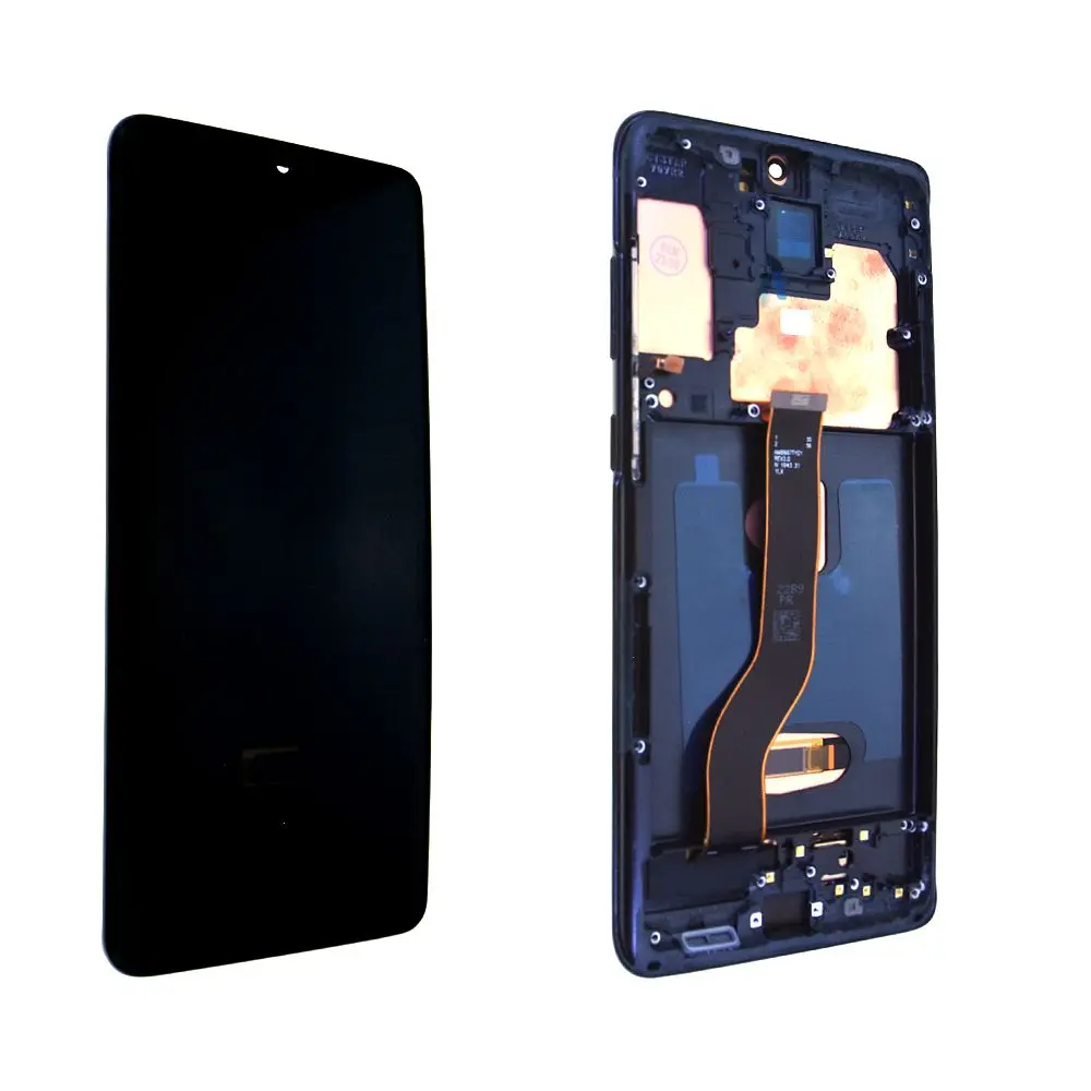 Écran Samsung Galaxy S20+ 5G (G986B) (Soft OLED) Optimum Noir + Châssis