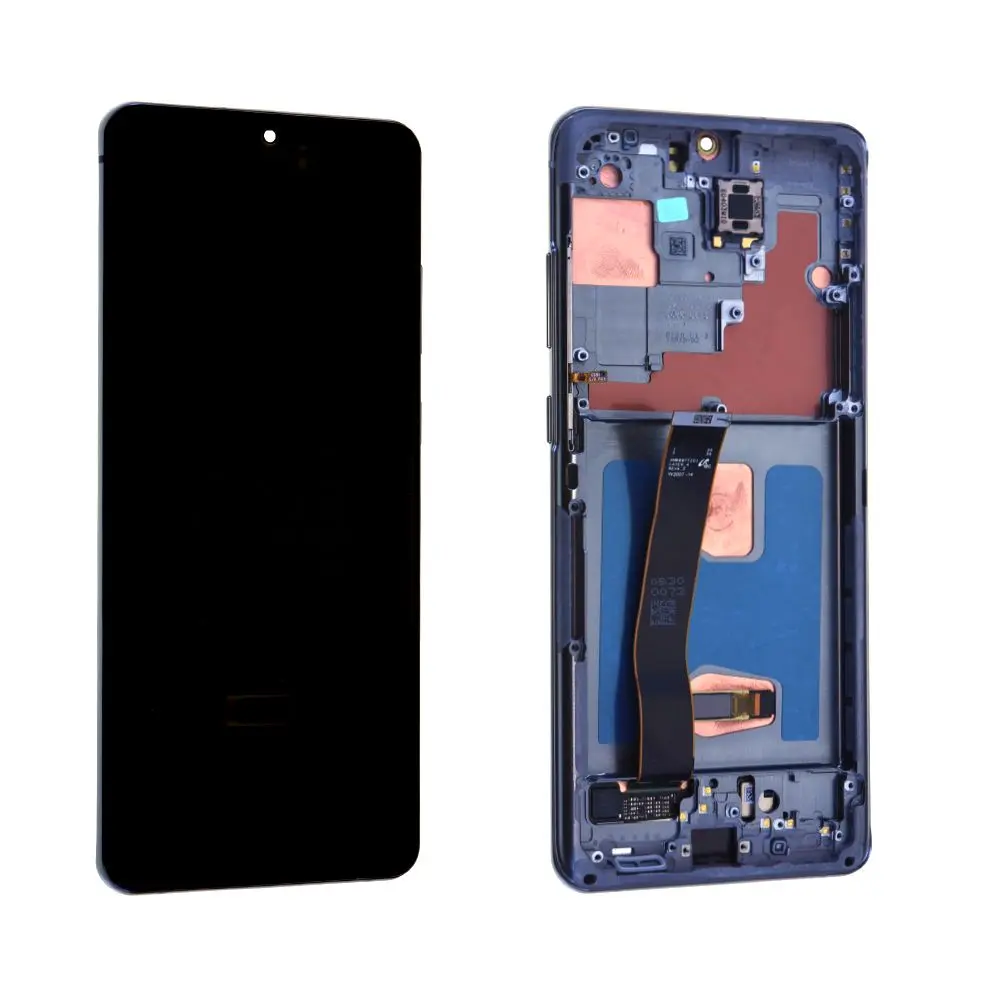 Écran Samsung Galaxy S20 Ultra 4G (G988F) / 5G (G988B) Gris + Châssis Reconditionné (PIEC)