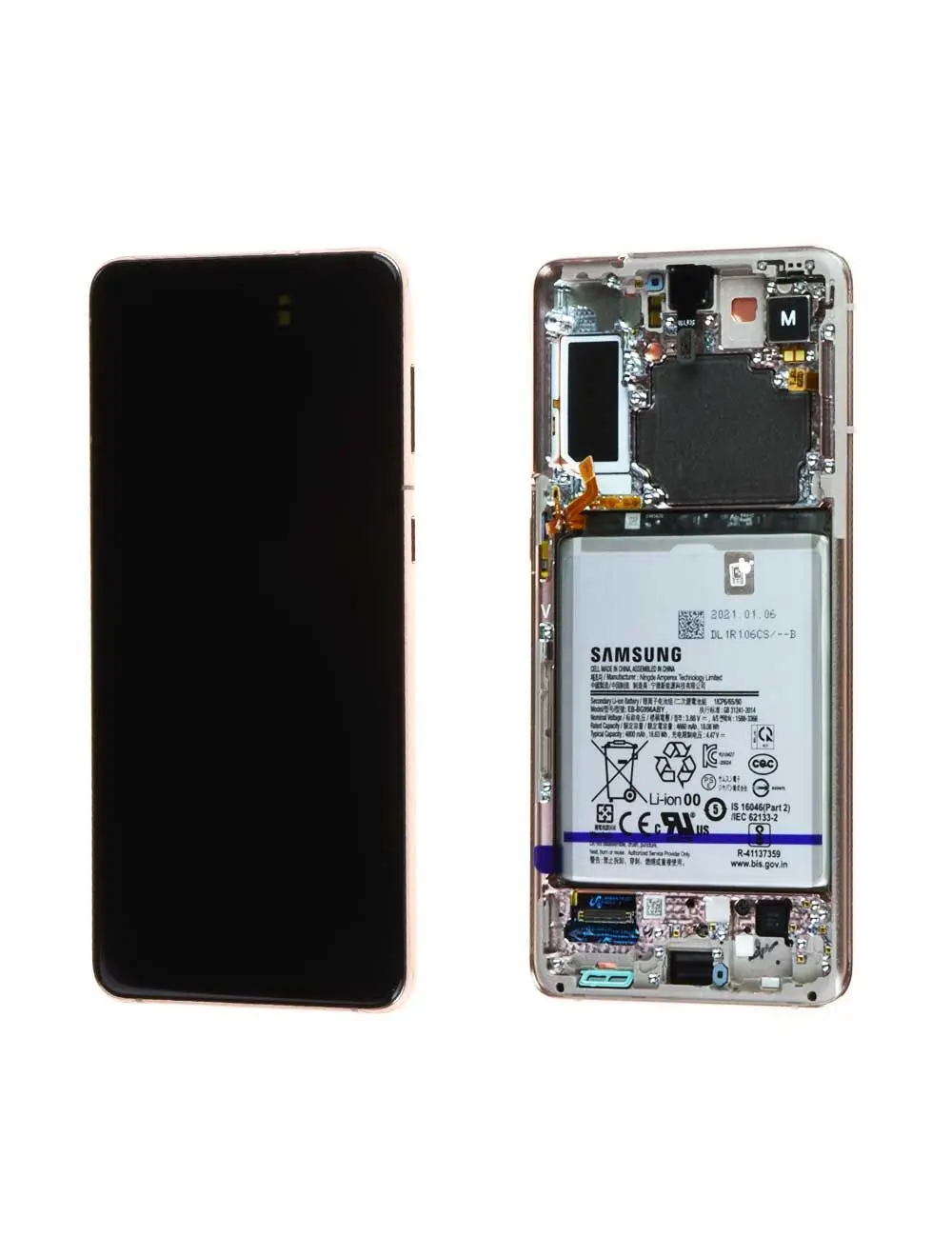 Écran Samsung Galaxy S21+ 5G (G996B) Violet + Châssis / Batterie Origine
