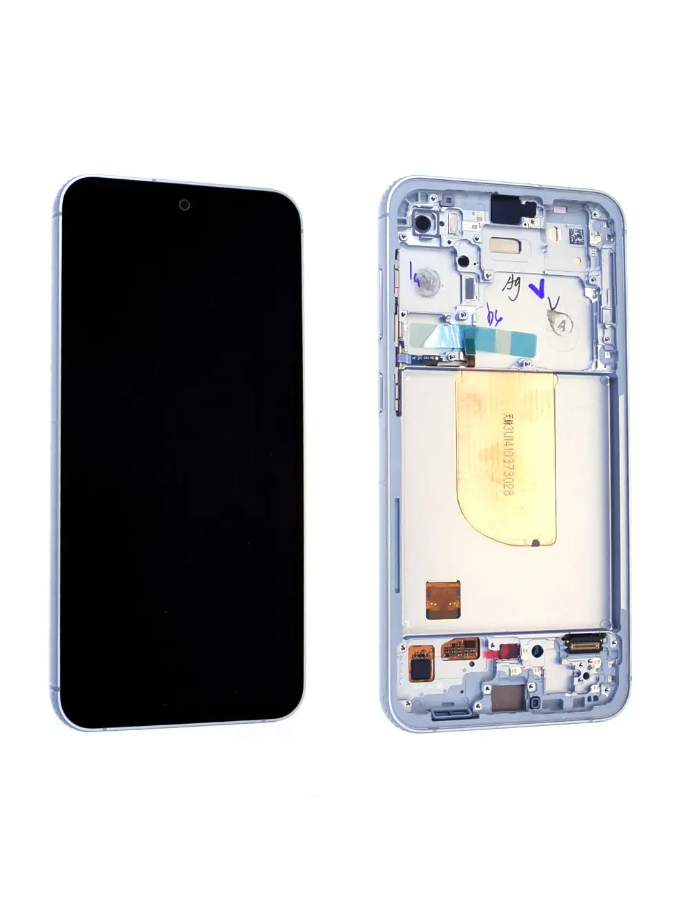 Écran Samsung Galaxy S23 FE (S711B) Blanc + Châssis Origine