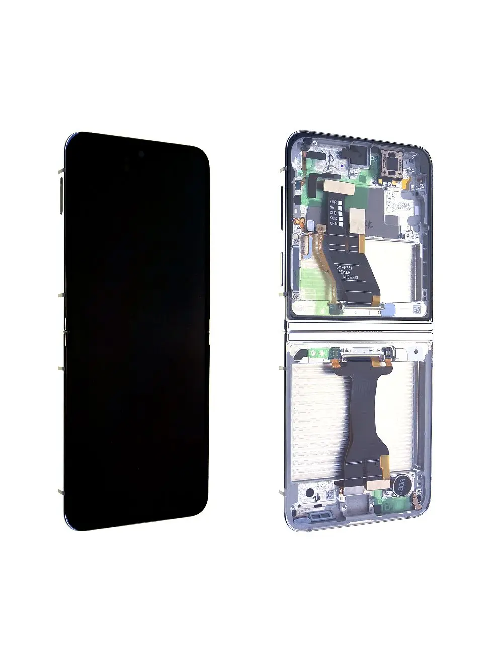 Écran Samsung Galaxy Z Flip5 5G (F731B) Crème + Châssis Origine