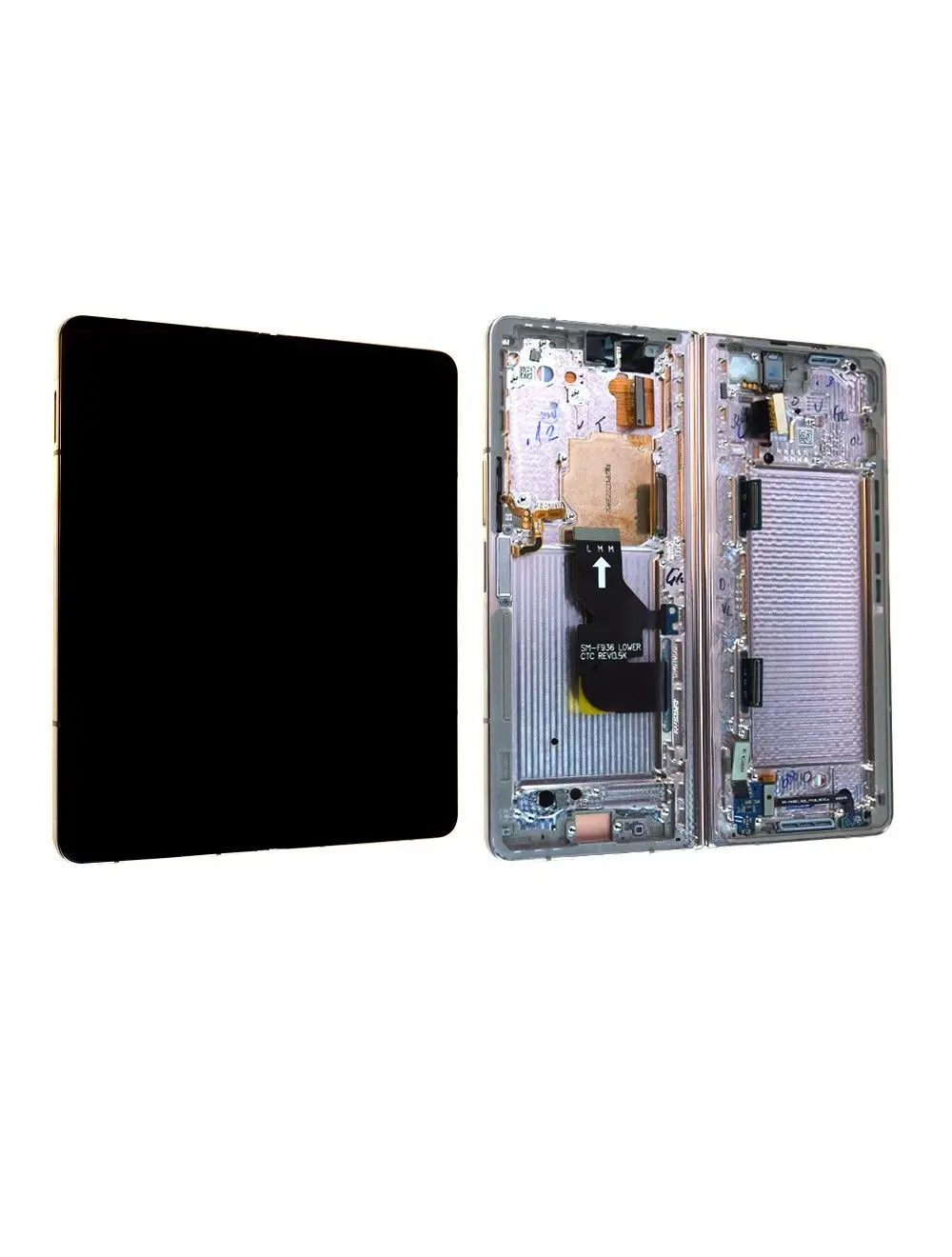 Écran Samsung Galaxy Z Fold4 5G (F936B) Beige + Châssis Origine