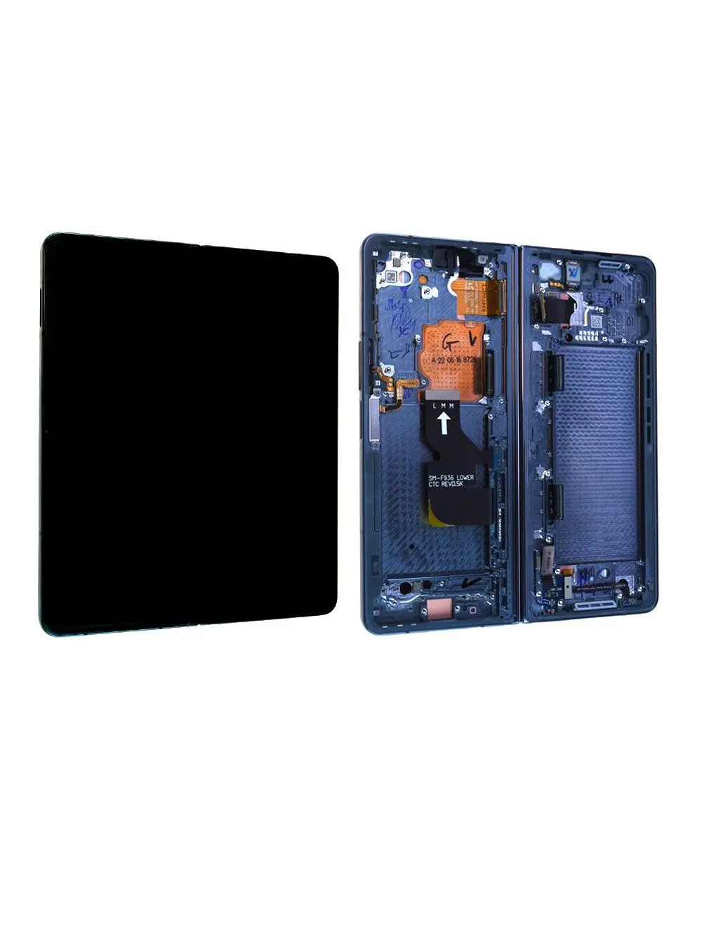 Écran Samsung Galaxy Z Fold4 5G (F936B) Gris Anthracite + Châssis Origine