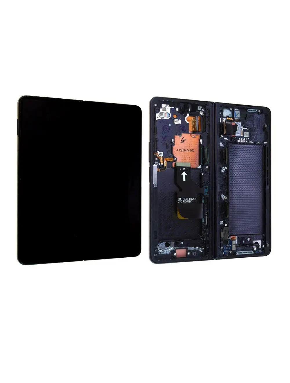 Écran Samsung Galaxy Z Fold4 5G (F936B) Noir + Châssis Origine