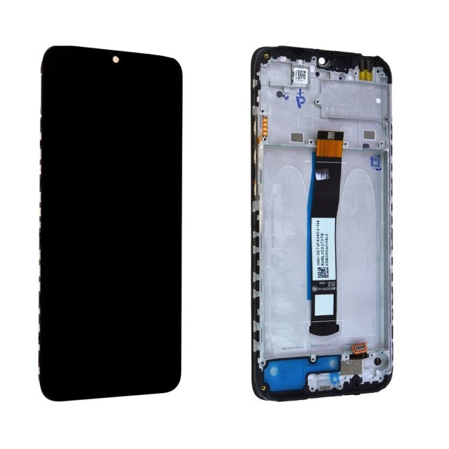 Écran Xiaomi Redmi 10C Noir + Châssis Origine