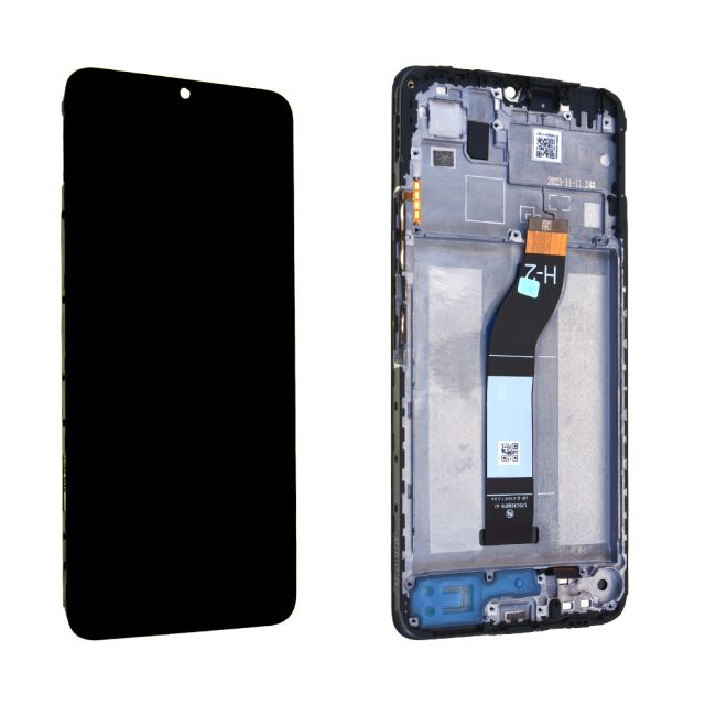 Écran Xiaomi Redmi 13C / Poco C65 Noir + Châssis Origine