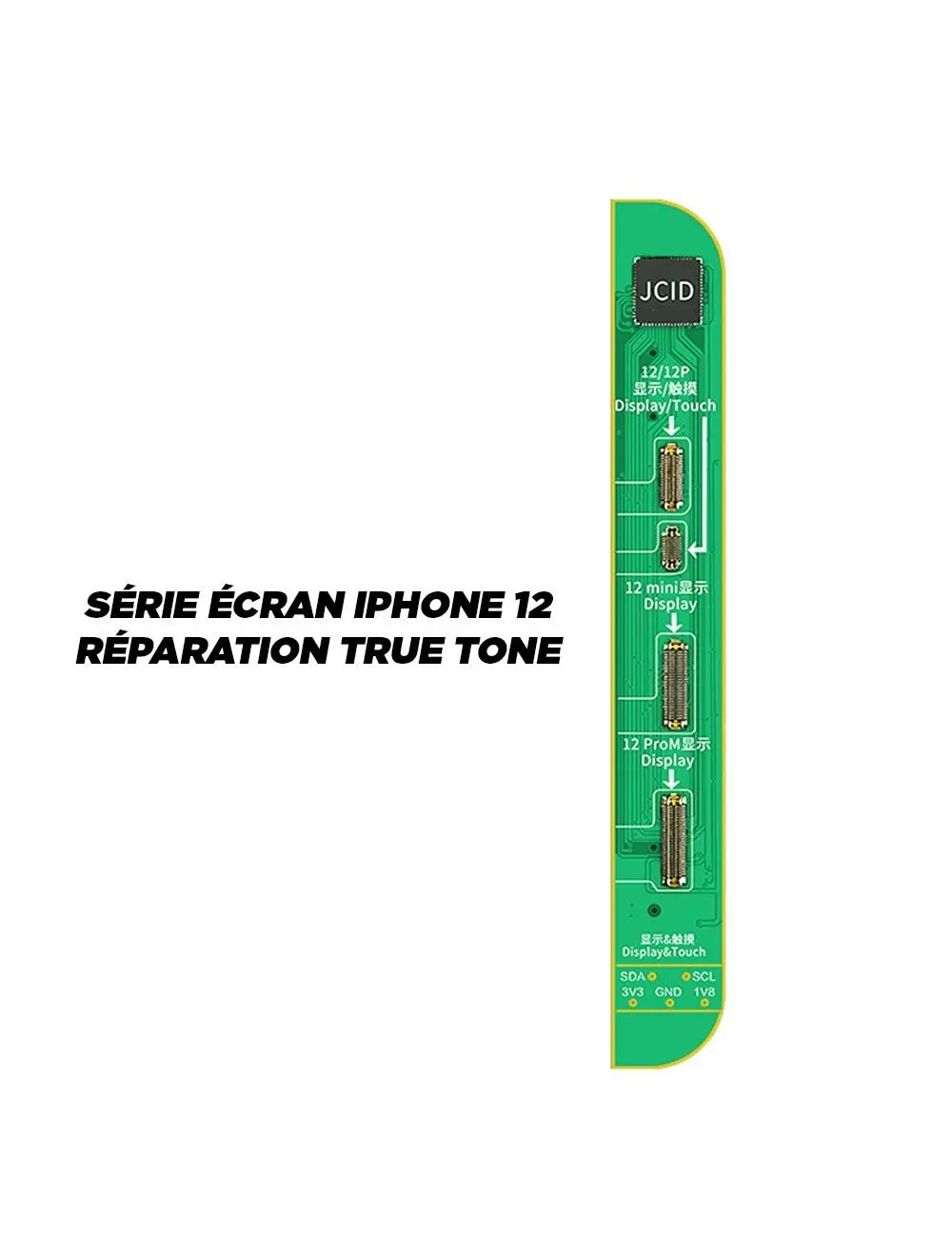 Plaque de Reprogrammation Écran (TrueTone) iphone Série 12 Générique pour JCID V1SE (WIFI) / V1S Pro