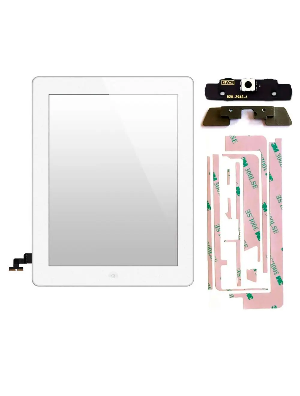 Vitre tactile iPad 2 Blanc