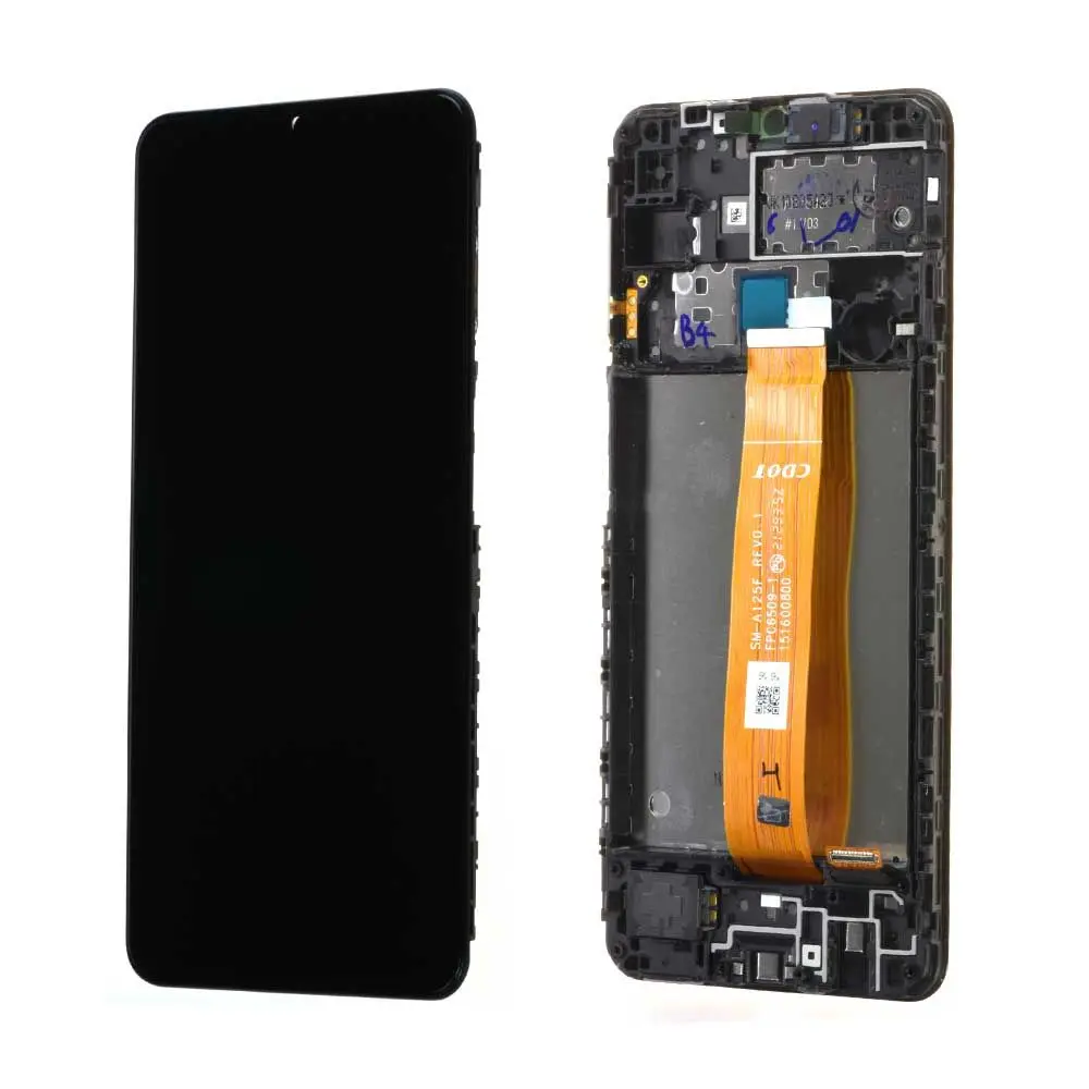 Écran Samsung Galaxy A12 2020 (A125F) Noir + Châssis Origine