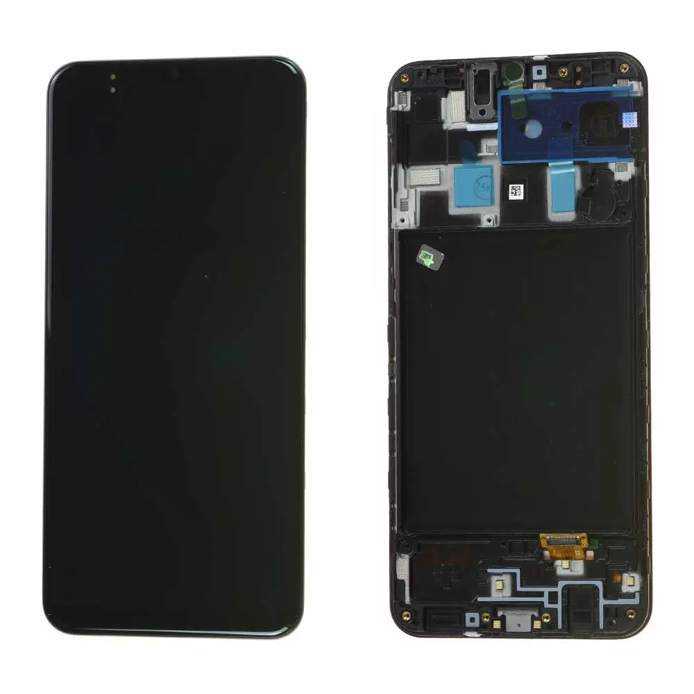 Écran Samsung Galaxy A20 (A205F) Noir + Châssis Origine