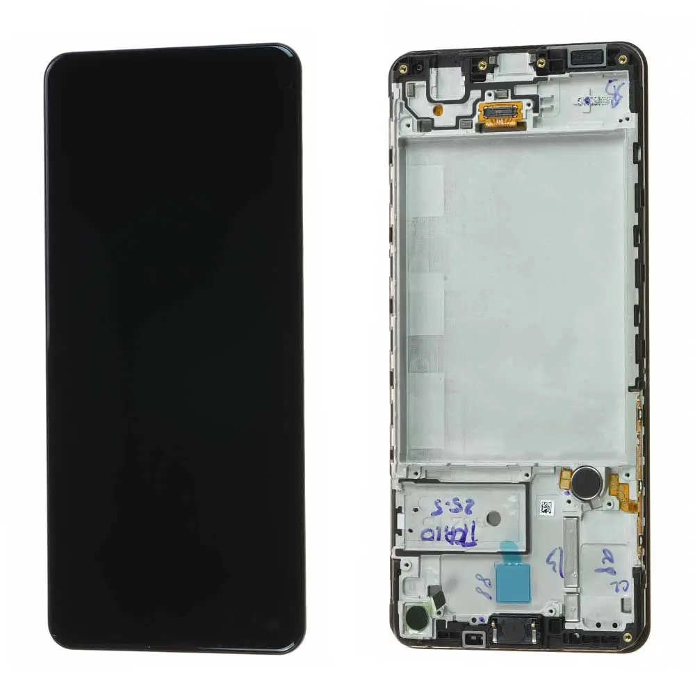 Écran Samsung Galaxy A21s 2020 (A217F) Noir + Châssis Origine