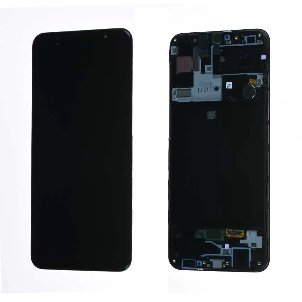 Écran Samsung Galaxy A30S (A307F) Noir + Châssis Origine